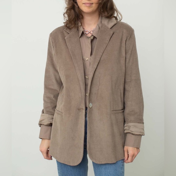 DONNI. CORD BLAZER -XS - Picture 2 of 9